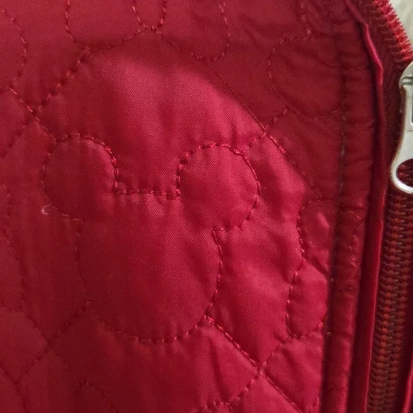 Disney MINNIE MOUSE Women's Red Puffer Jacket - Picture 4 of 8